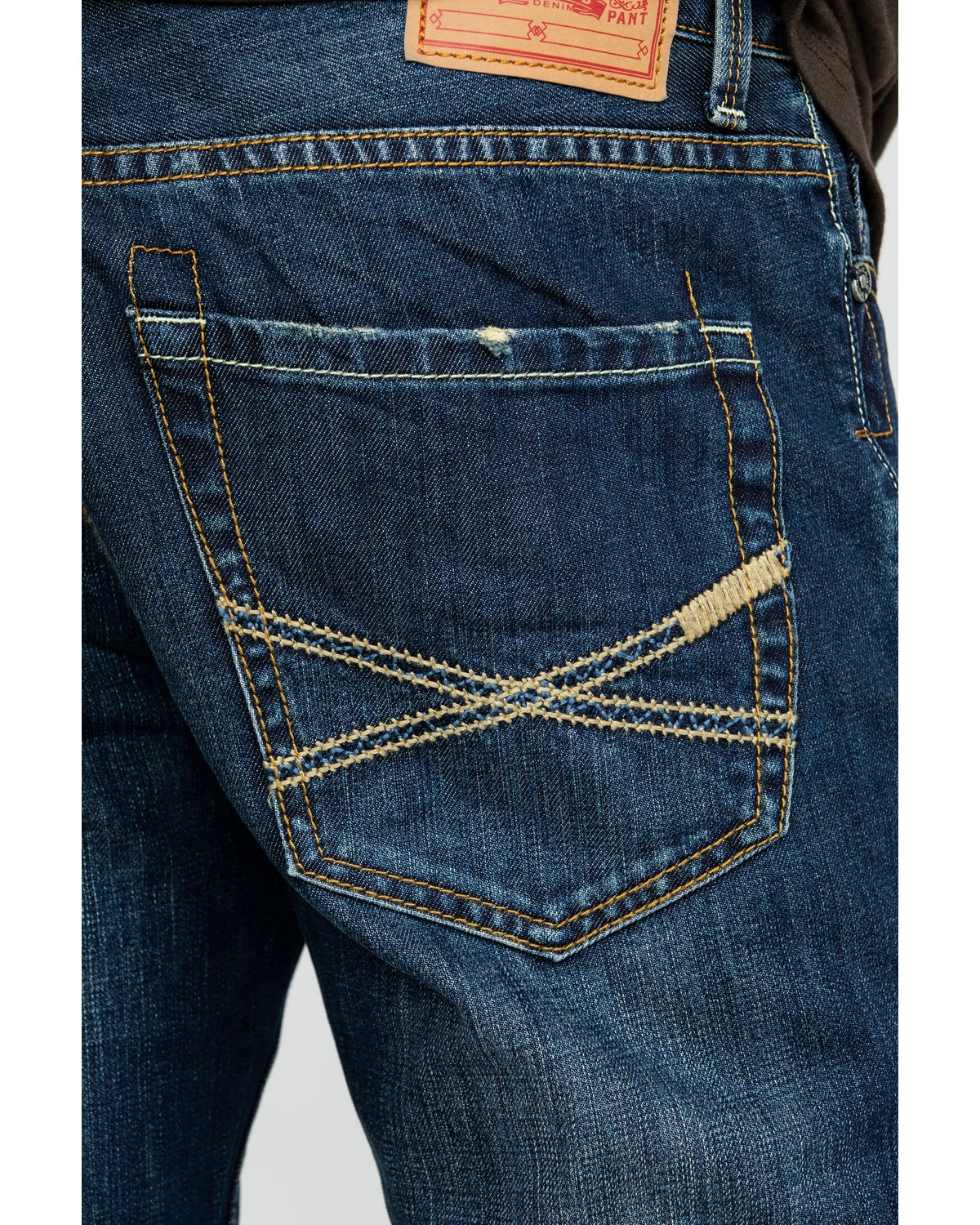 Stetson Rock Fit X Stitched Jeans - Image 6