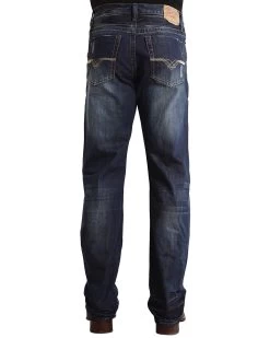 Stetson Modern Fit "V" Stitched Jeans - Big & Tall