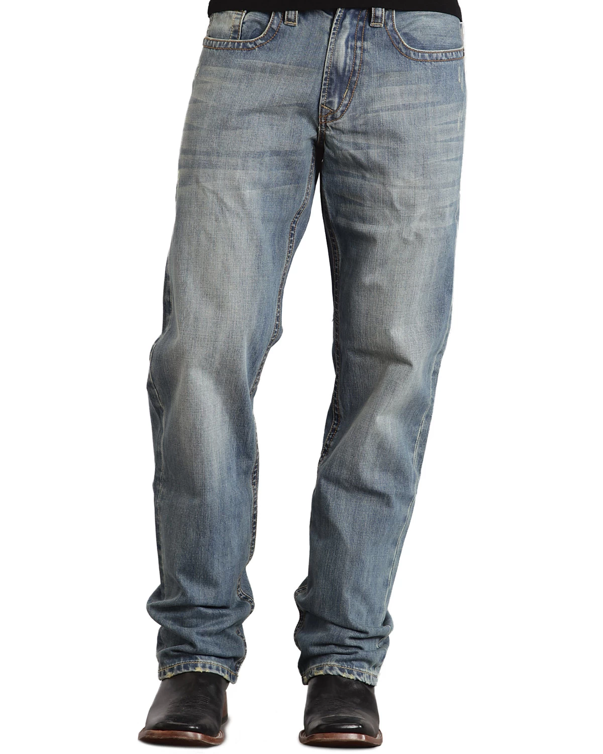 Stetson 1520 Fit Classic "X" Stitched Jeans - Big & Tall - Image 3