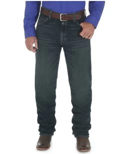 Wrangler 20X Men's Root Beer Advanced Comfort Competition Relaxed Bootcut Jeans