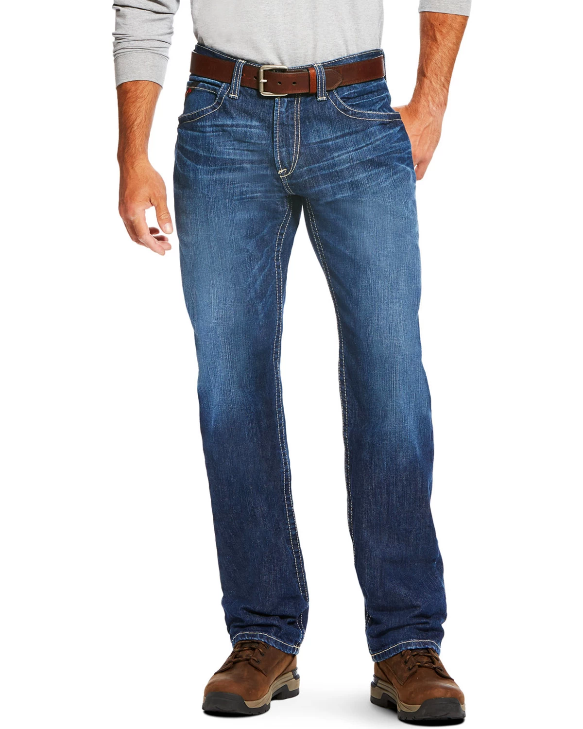 Ariat Men's FR M3 Vortex Loose Fit Straight Work Jeans - Image 2