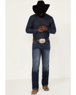 Ariat Men's Dark Wash M7 Ralston Mission Bootcut Jeans