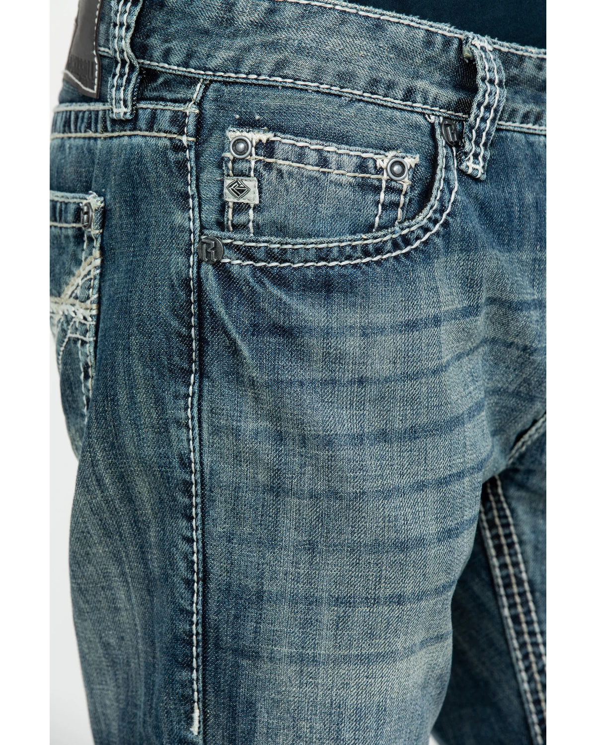 Rock & Roll Denim Men's Pistol Med Bootcut Jeans - Image 4