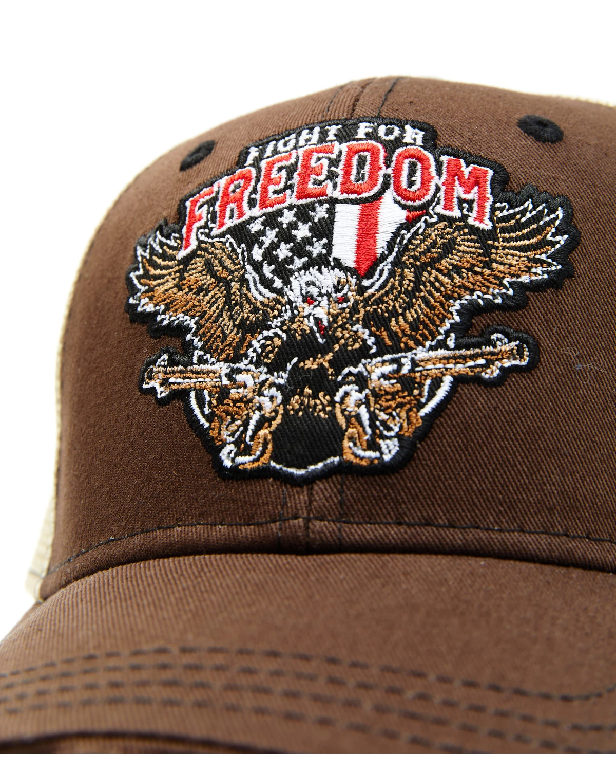 Cody James Men's Fight For Freedom Patch Mesh Ball Cap - Image 2