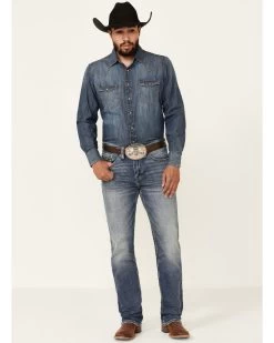 Cody James Core Men's Buster Stretch Medium Wash Slim Straight Jeans