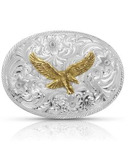 Montana Silversmiths Men's Classic Eagle Buckle