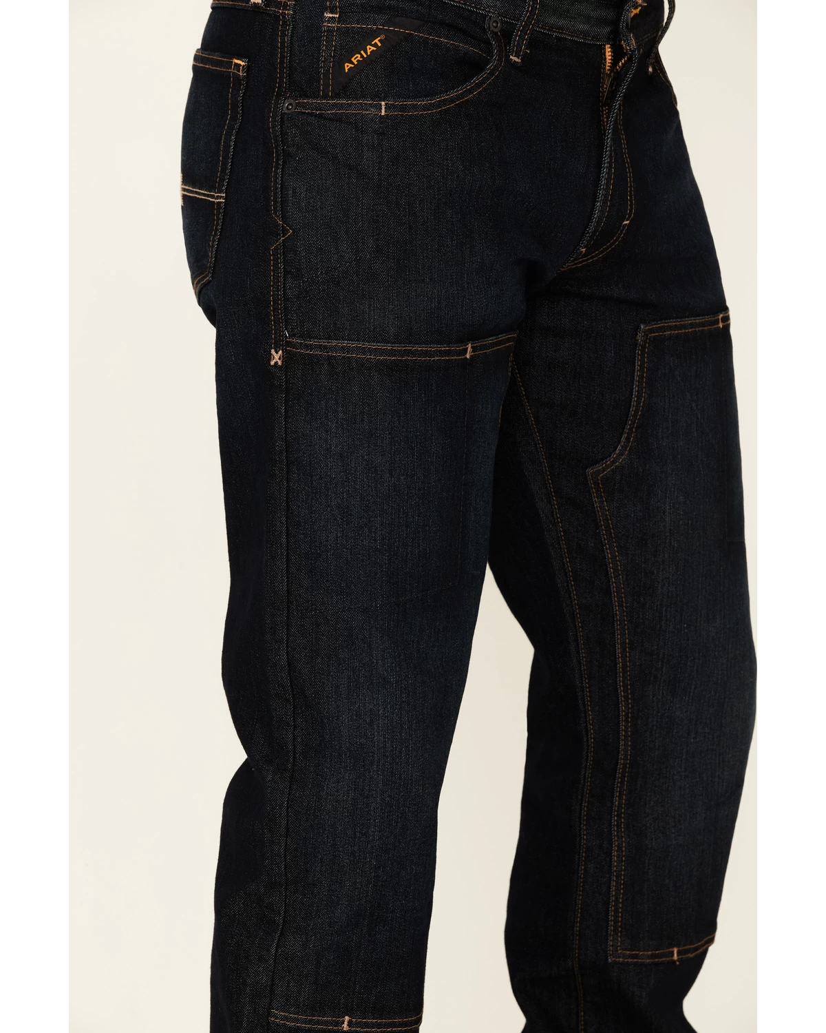 Ariat Men's Rebar Blackstone M5 Durastretch Basic Double Front Straight Leg Work Jeans - Image 3