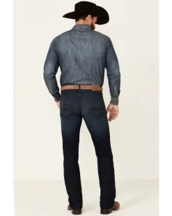 Rock & Roll Denim Men's Hooey Dark Wash Reflex Revolver Slim Straight Jeans