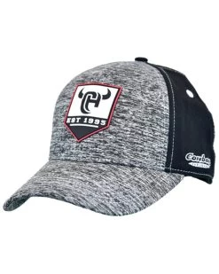 Cowboy Hardware Men's Shield Logo Patch Heather Gray Ball Cap