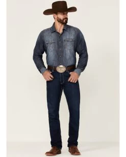 Kimes Ranch Men's Thomas Dark Wash Straight Bootcut Riding Jeans