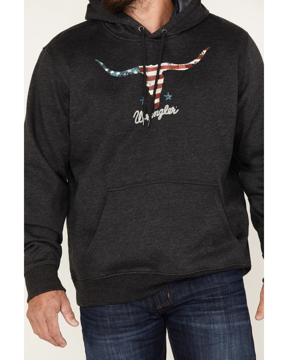 Wrangler Men's Longhorn Graphic Hooded Sweatshirt - Image 3