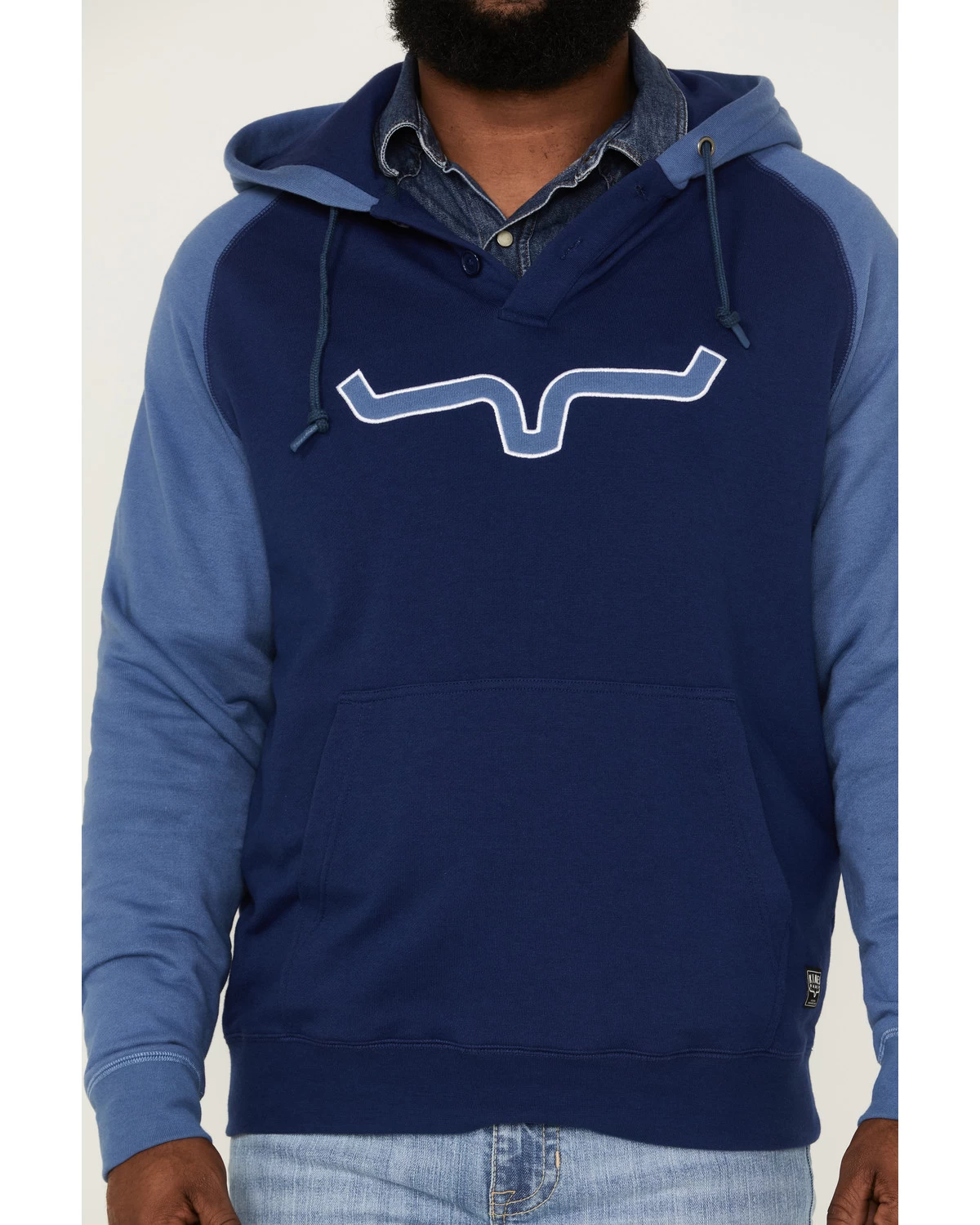 Kimes Ranch Men's Burn Off Horns Logo Hooded Sweatshirt - Image 3