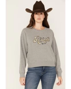 Ariat Women's R.E.A.L Varsity Logo Cropped Sweatshirt