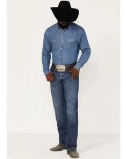 Wrangler 20X Men's Rangerbred Dark Wash Extreme Relaxed Bootcut Stretch Denim Jeans